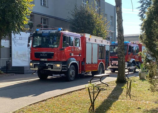 Próbna ewakuacja w naszym liceum