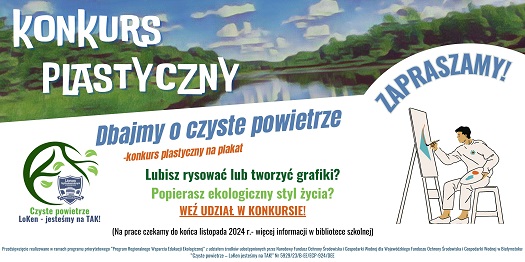 „Dbajmy o czyste powietrze” informacje o konkursie