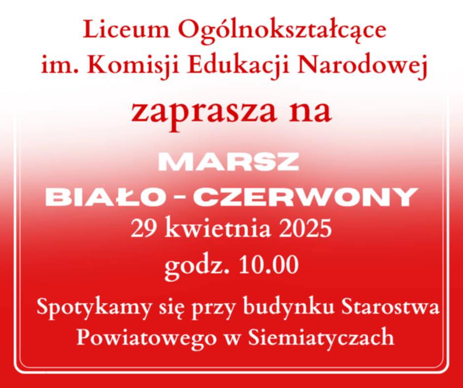 Zapraszamy na marsz