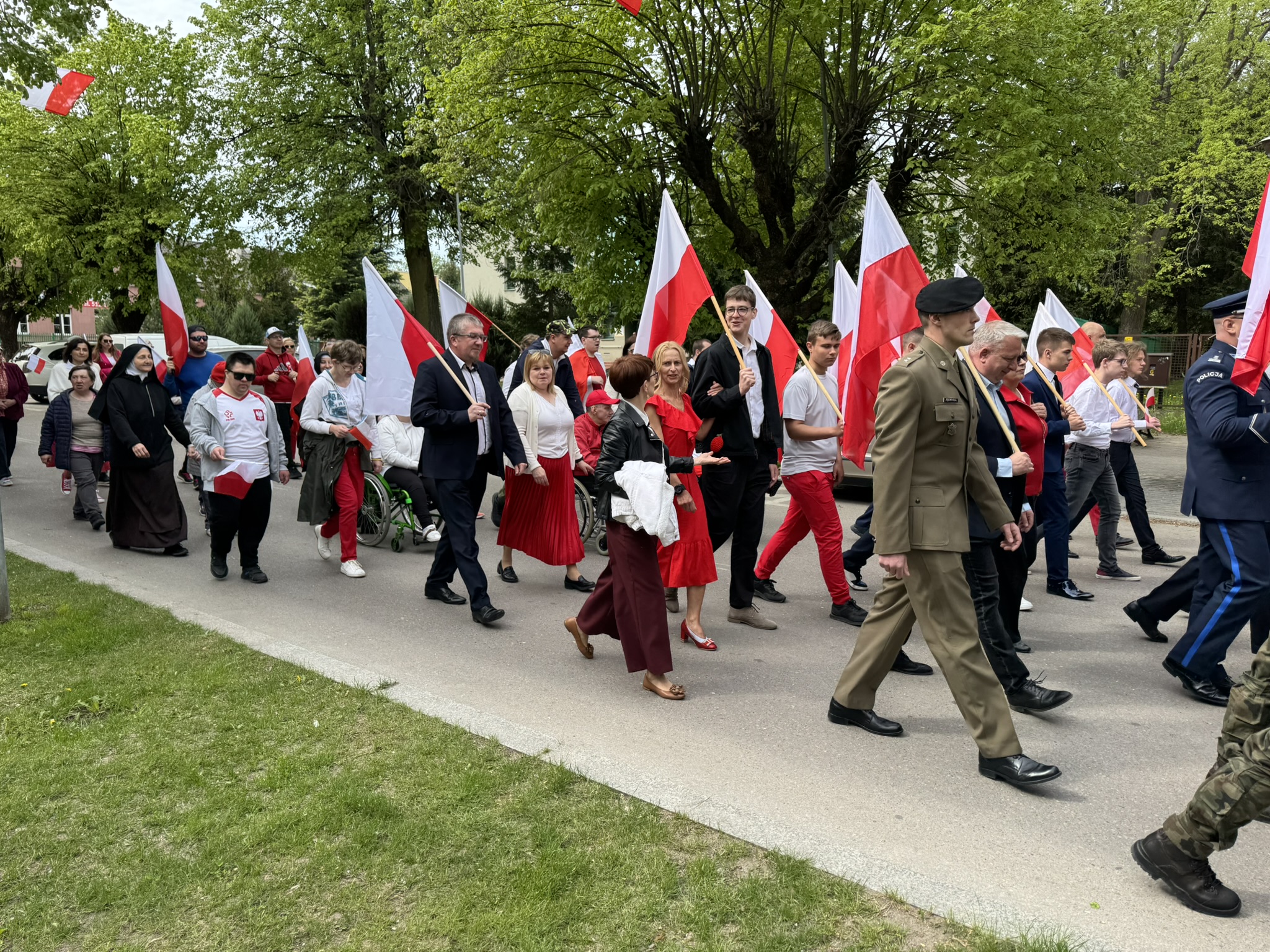 Biało-Czerwona Fala Patriotyzmu na VII Siemiatyckim Marszu Biało-Czerwonym