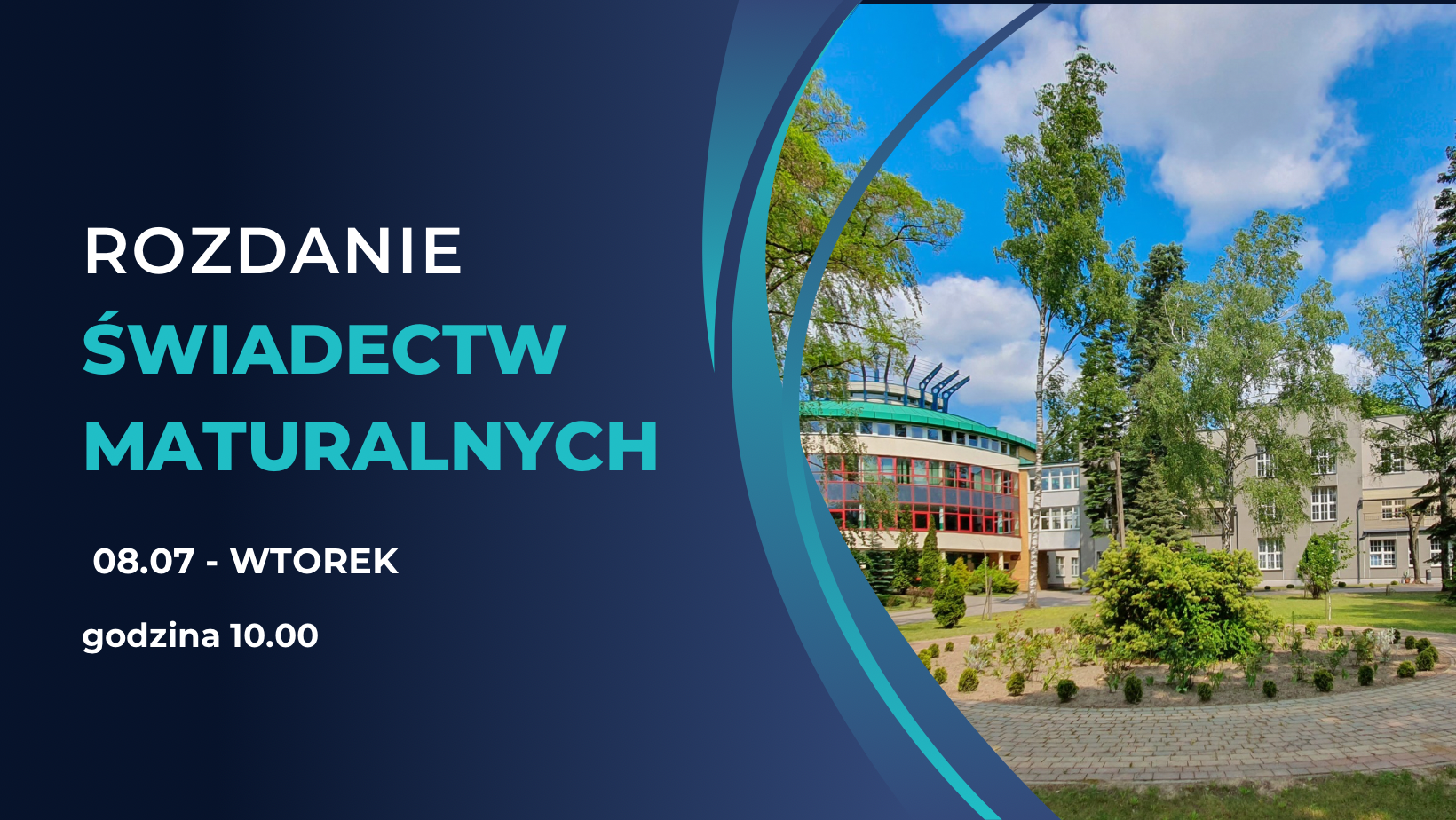 Wręczenie świadectw maturalnych