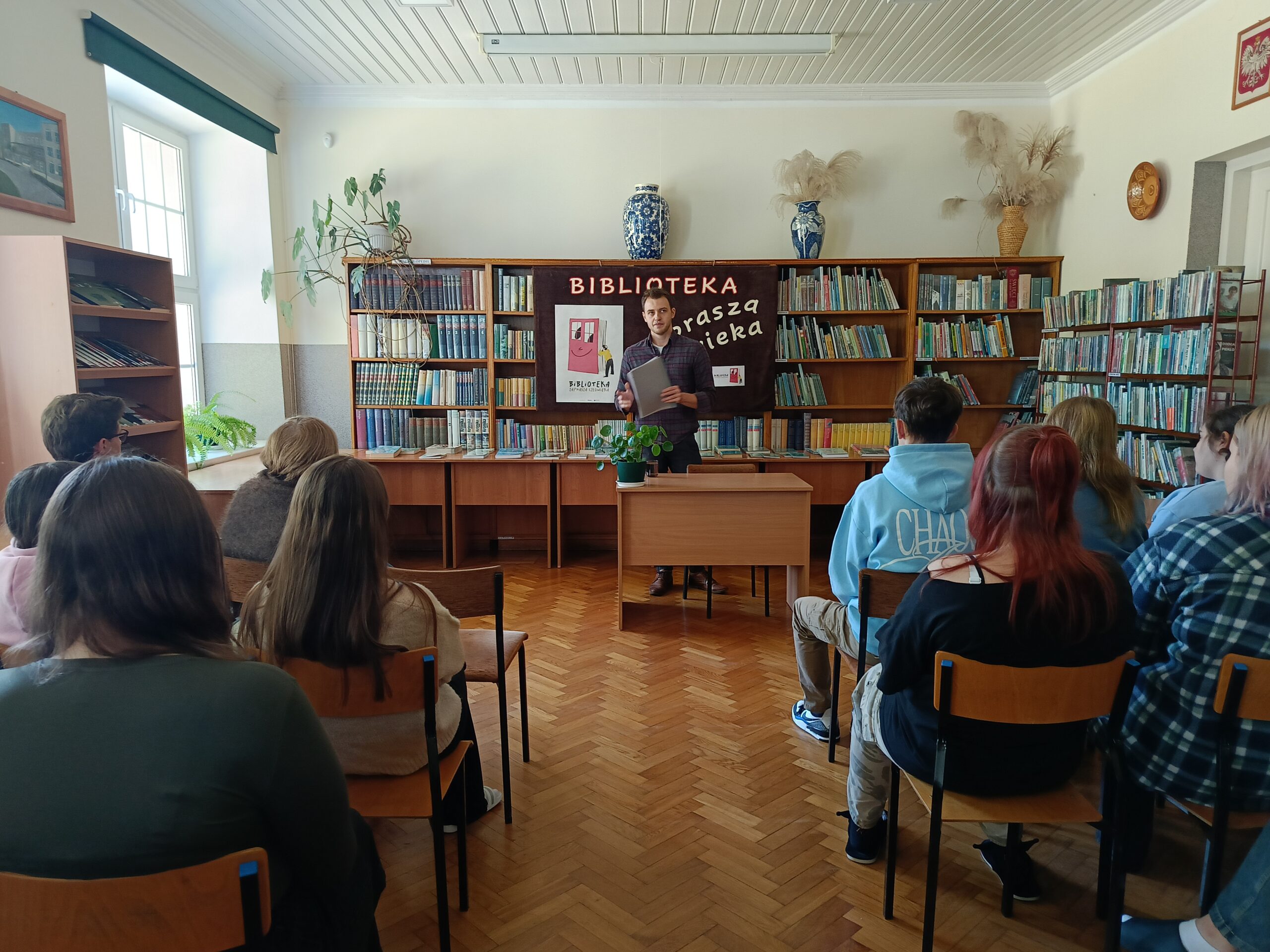 “BIBLIOTEKA zaprasza człowieka” – spotkanie I