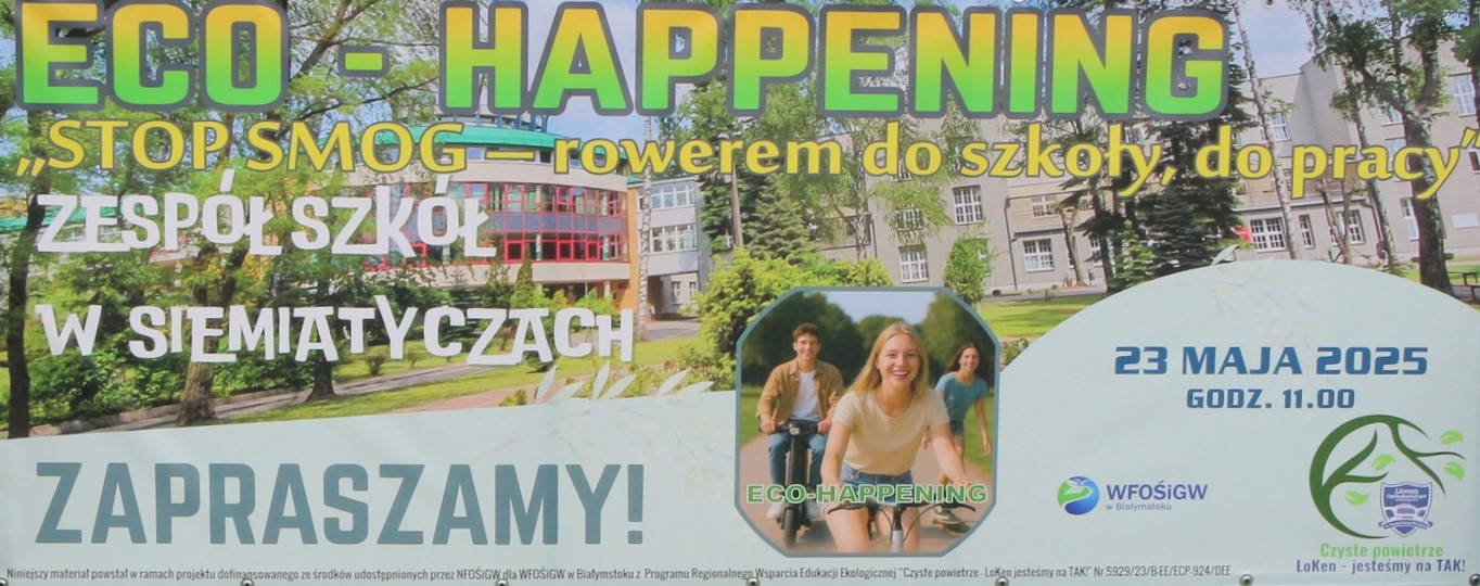 ECO-HAPPENING „STOP SMOG – rowerem do szkoły, do pracy”