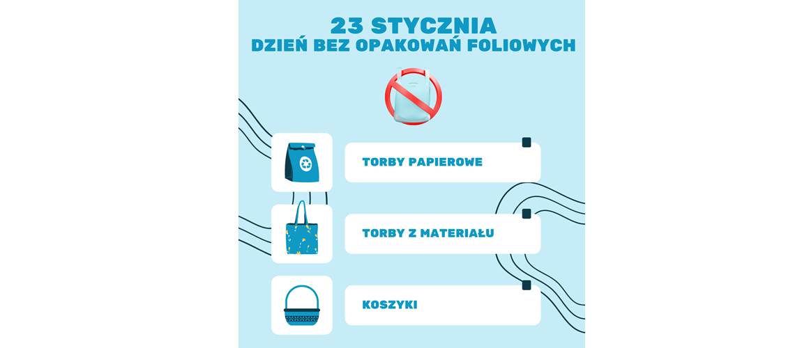 23 stycznia – Dzień bez Opakowań Foliowych