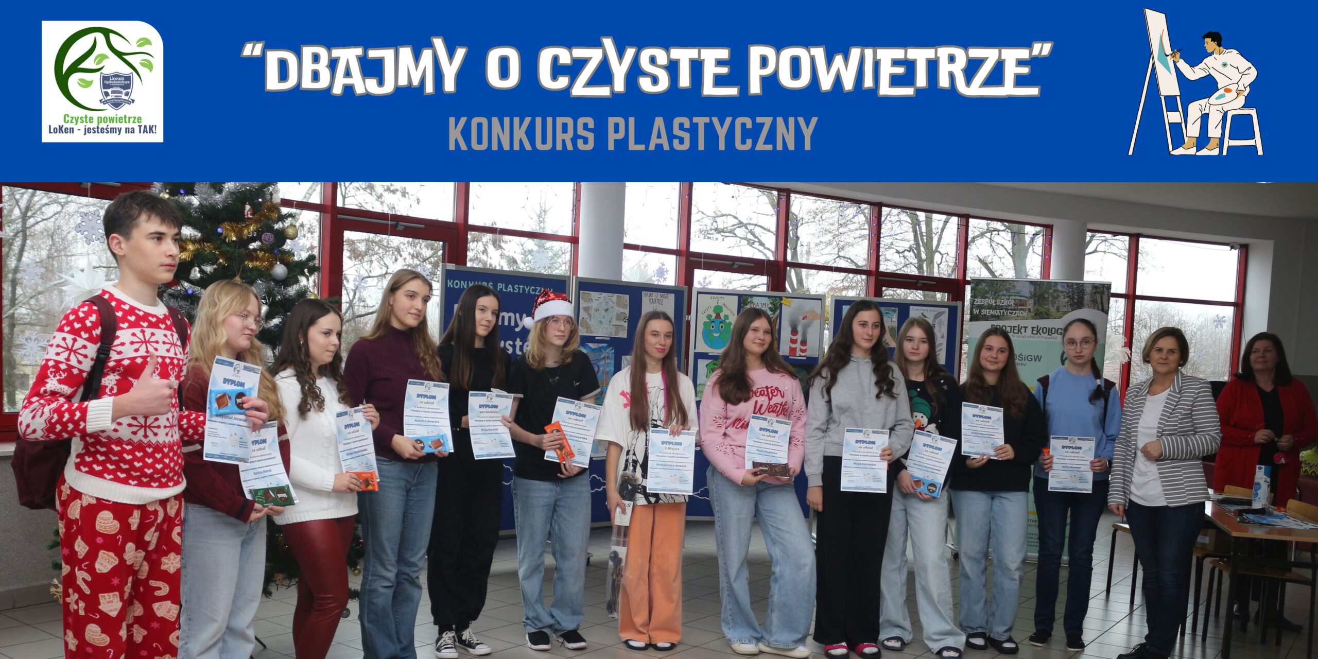 Podsumowanie konkursu plastycznego „Dbajmy o czyste powietrze”