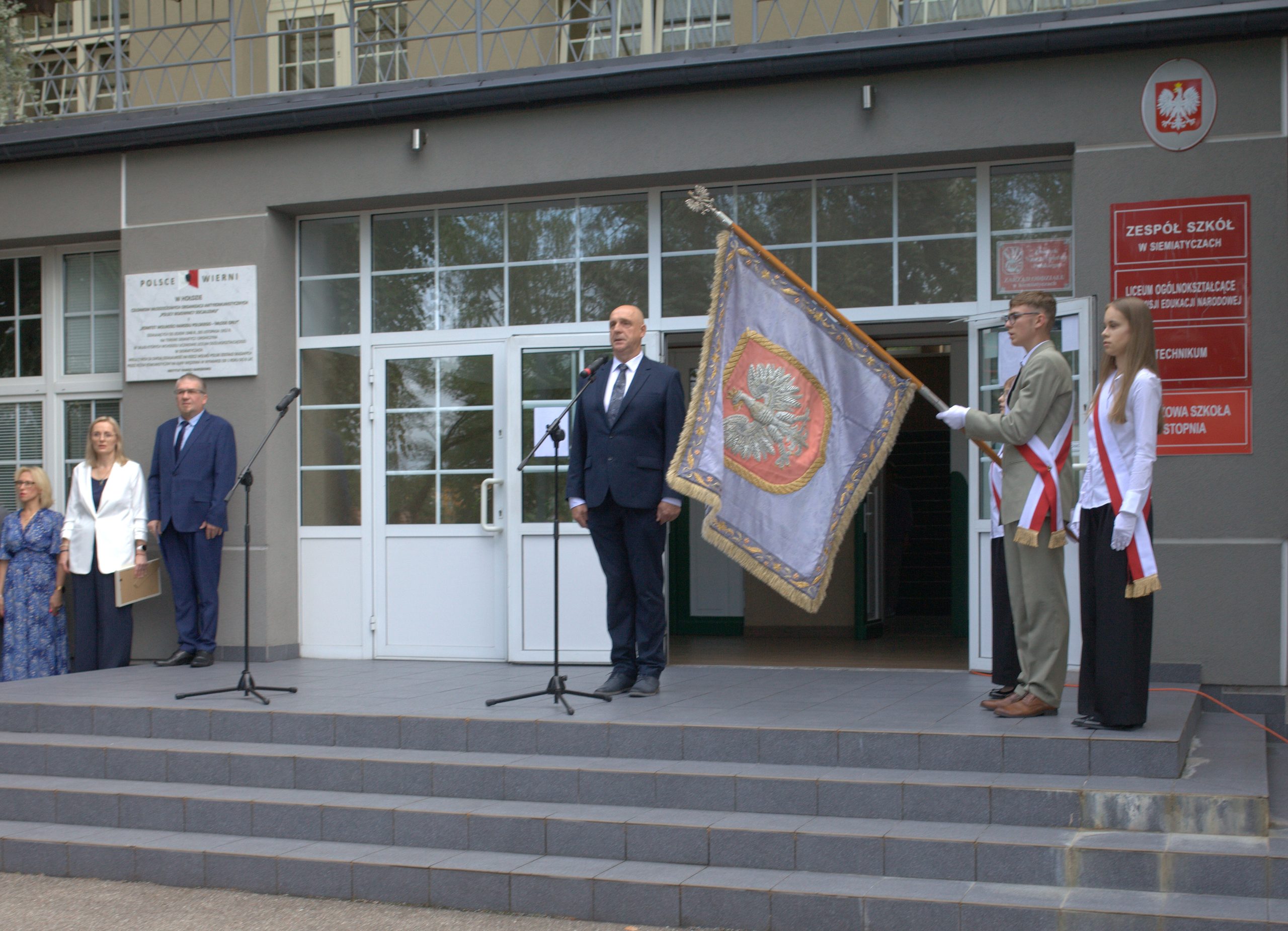 Rozpoczęcie roku szkolnego w Zespole Szkół w Siemiatyczach